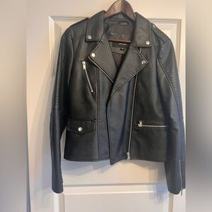 Vero Moda Classic Black faux Leather Jacket